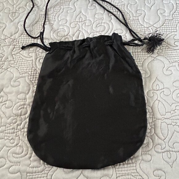 Ladies Sequined Drawstring Bag Vintage 70s - Picture 2 of 3